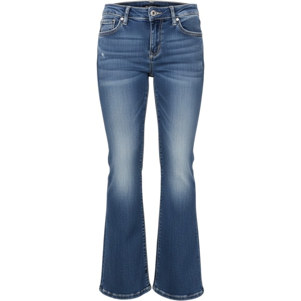 YMI Jeans Wanna Betta Butt? Flare Y2K Bling Medium Wash Stretch Denim Juniors 6